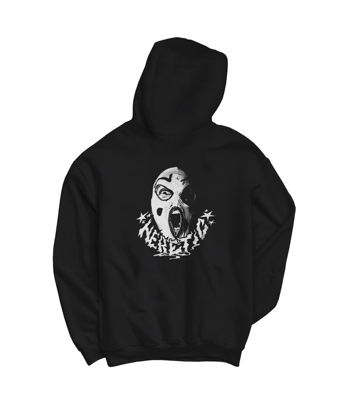 "Heretic" Black Zipped Hoodie