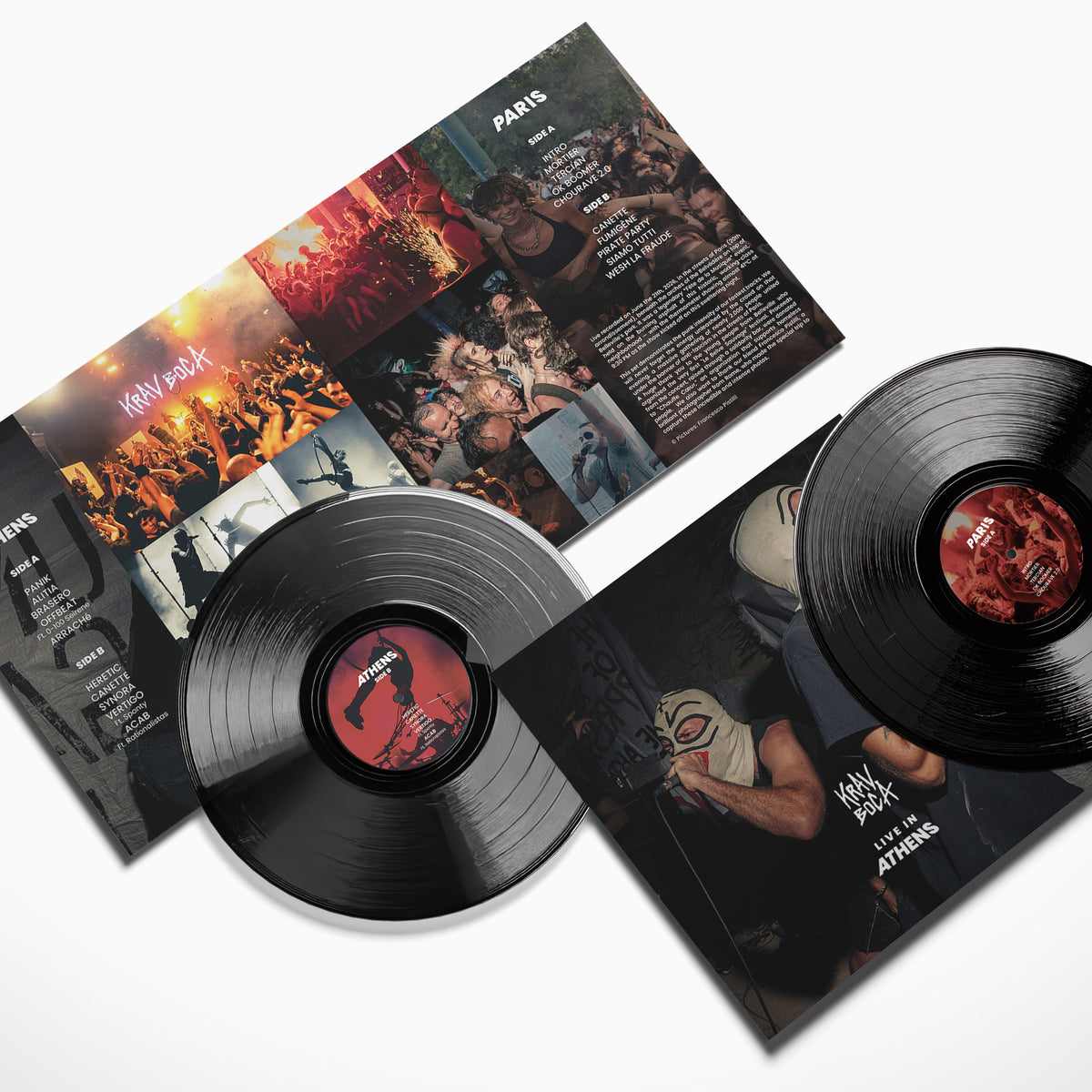 Live in Athens & Paris - Double live 12' LP vinyls