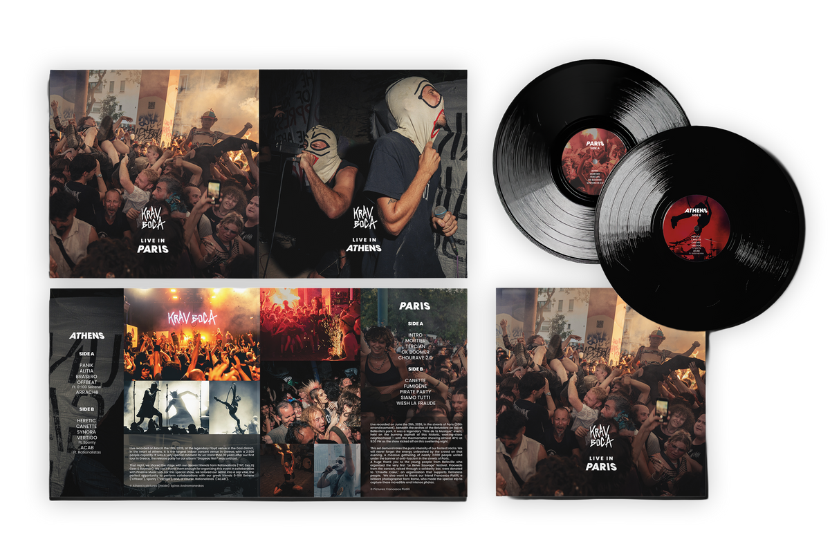 Live in Athens & Paris - Double live 12' LP vinyls