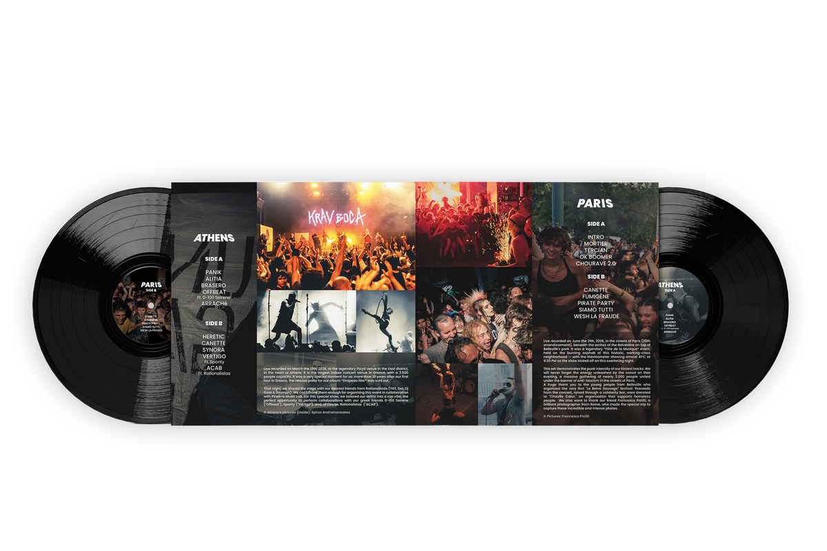 Live in Athens & Paris - Double live 12' LP vinyls